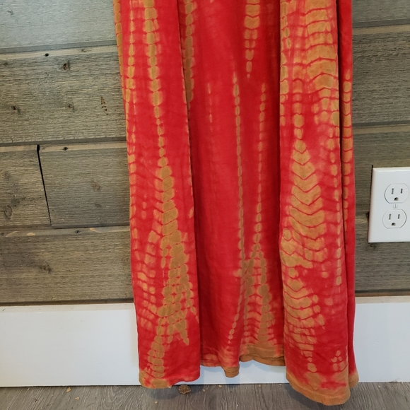 Vintage Buffalo David Bitton Maxi Dress Orange - Picture 6 of 10